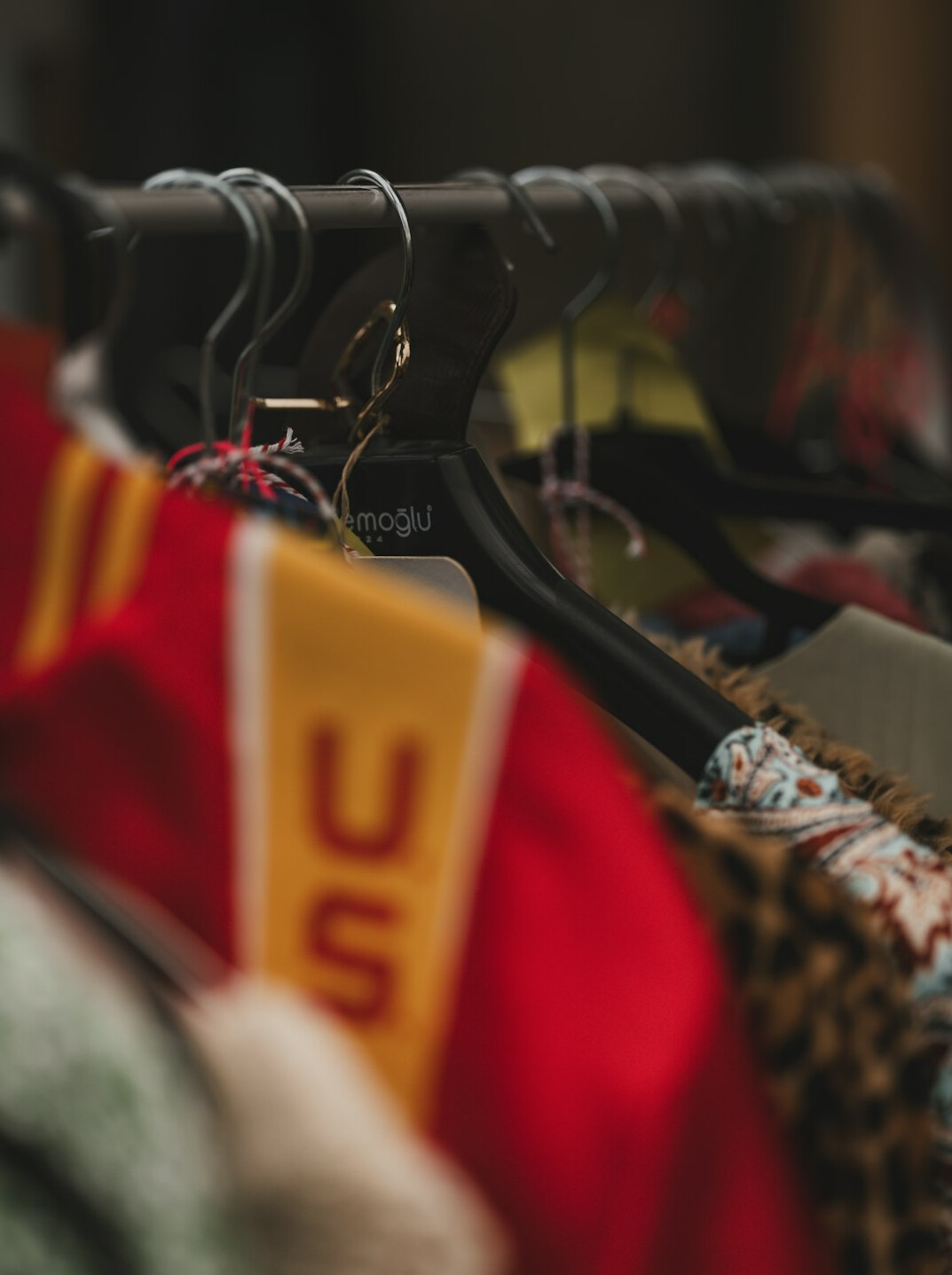 clothing store rack