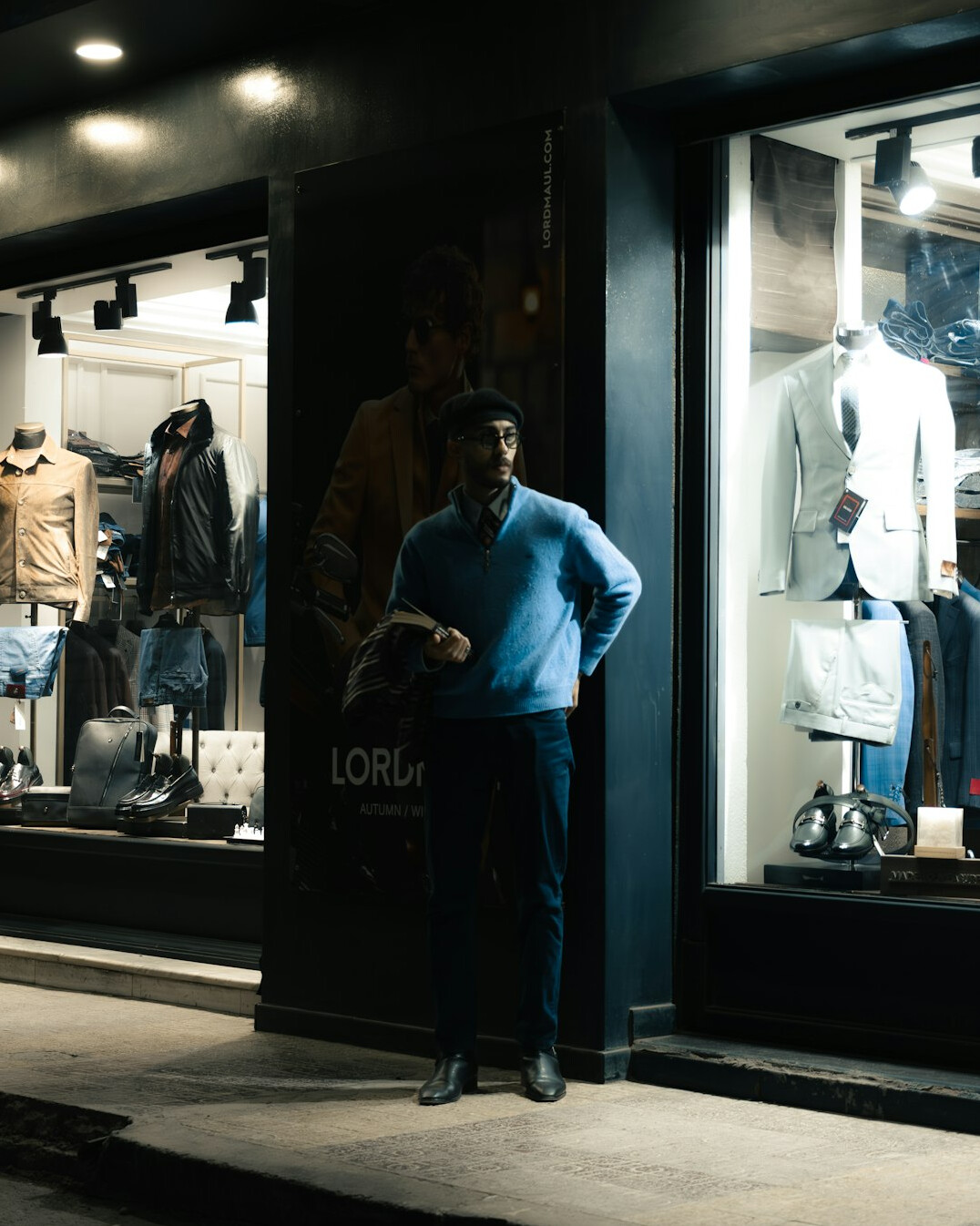 store detective watching customer