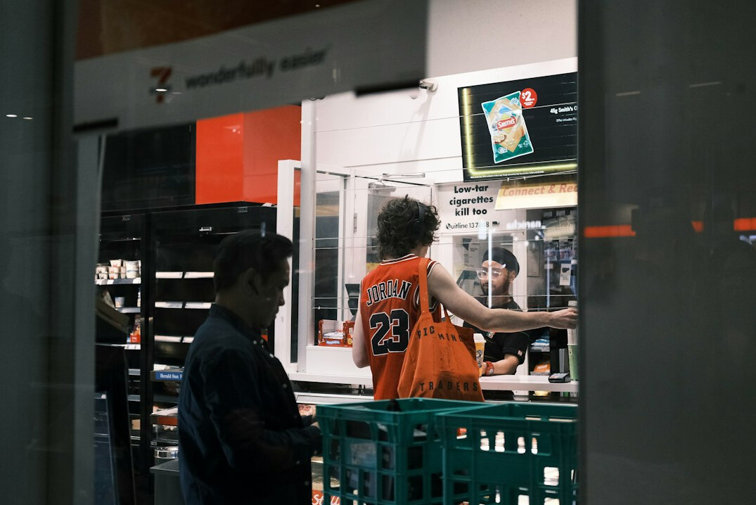 electronics store checkout